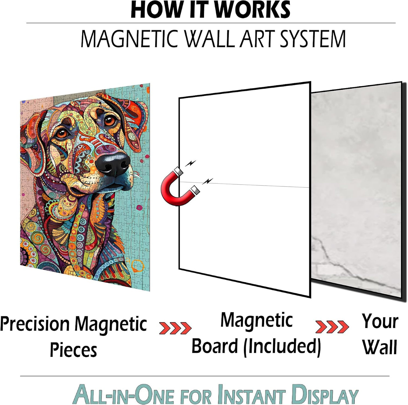 Magnetic Wall Art Puzzle — view 7