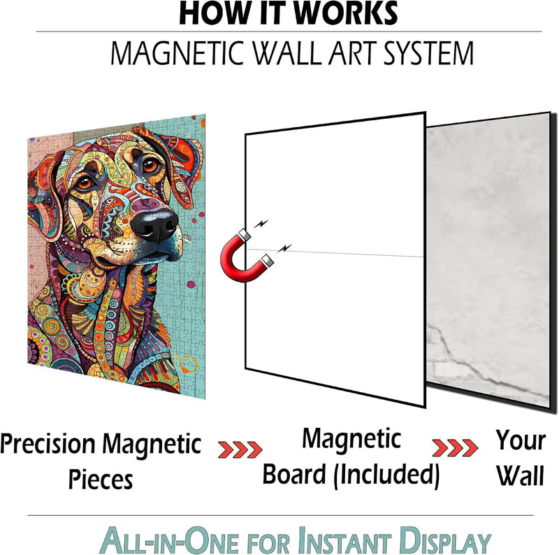 Magnetic Wall Art Puzzle — detail 7