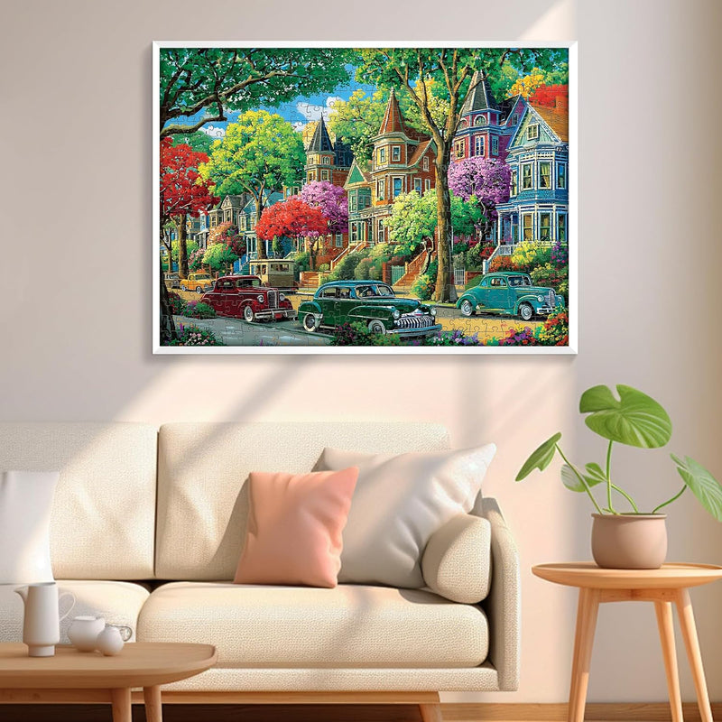 Colorful City Scene — detail 2