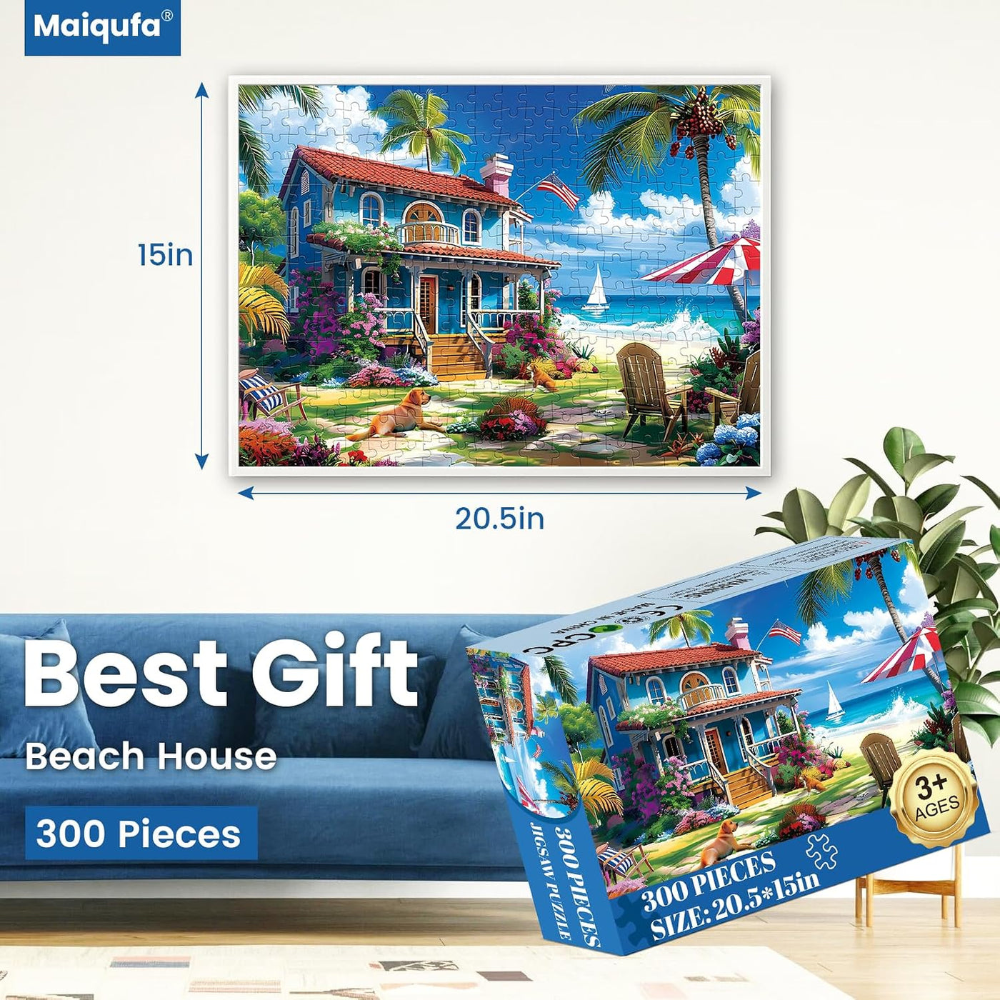 Beach House Jigsaw Puzzle — view 7
