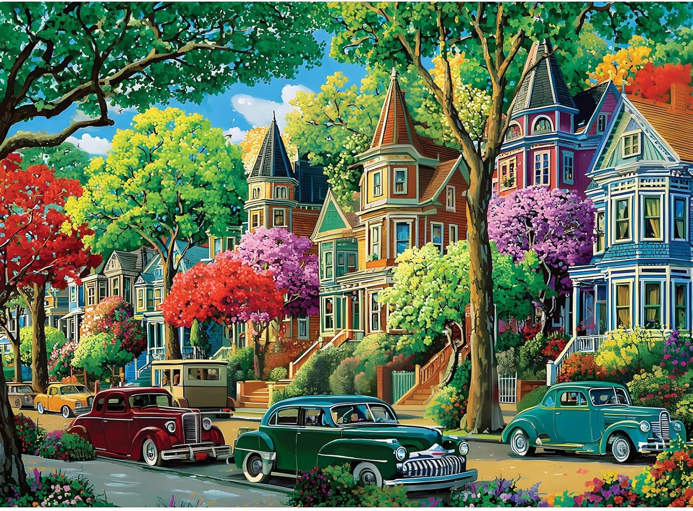 Colorful City Scene — view 1