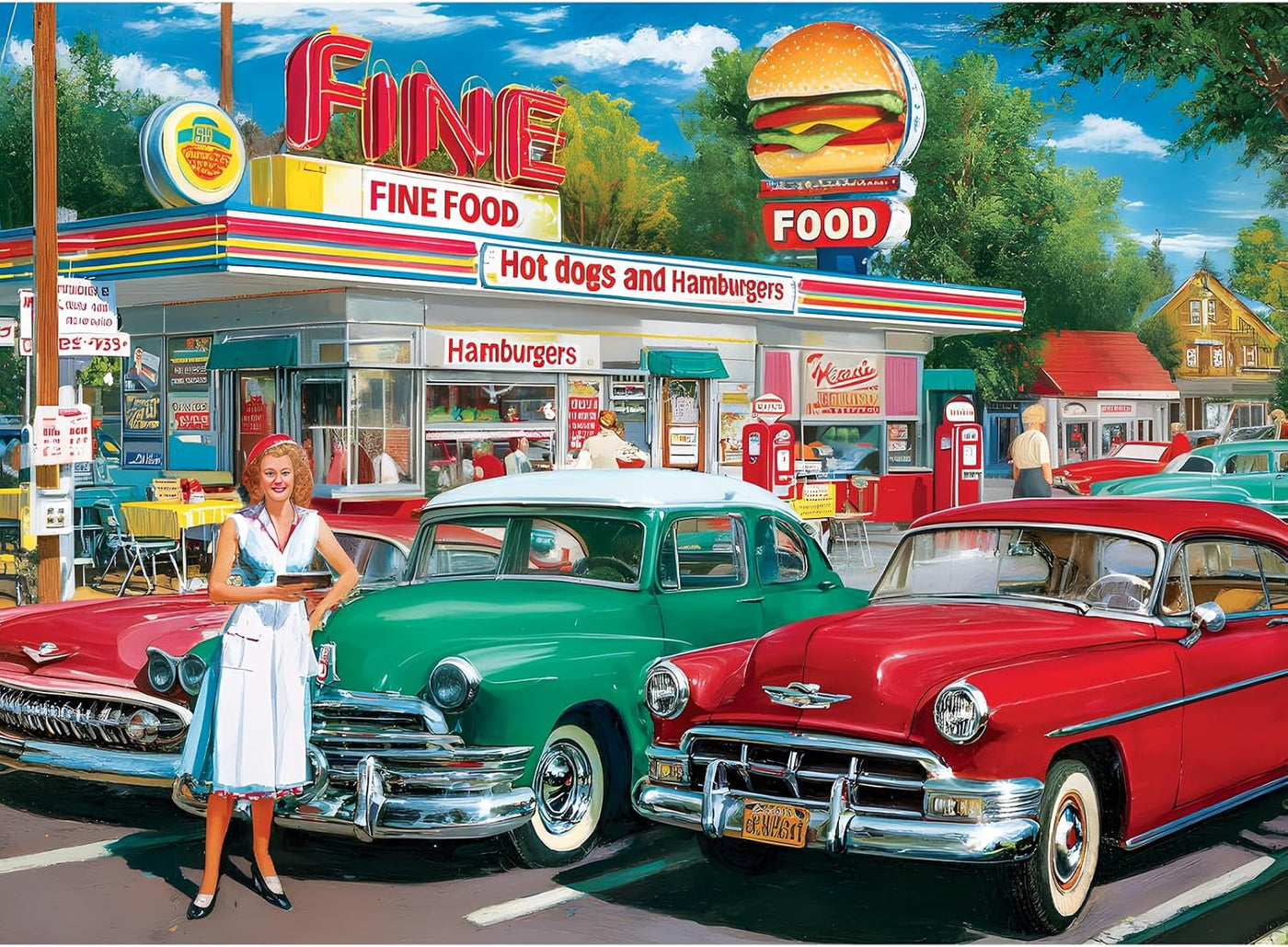 Retro Car & Food Station — view 1