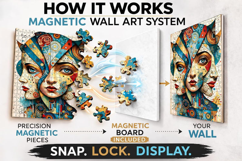 Magnetic Wall Art Puzzle — detail 8