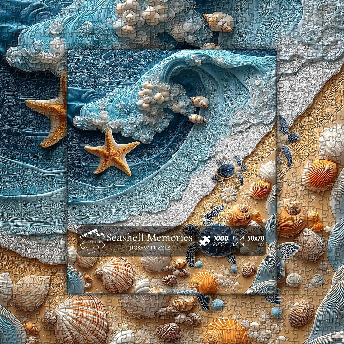 Beach Turtle & Ocean — view 2