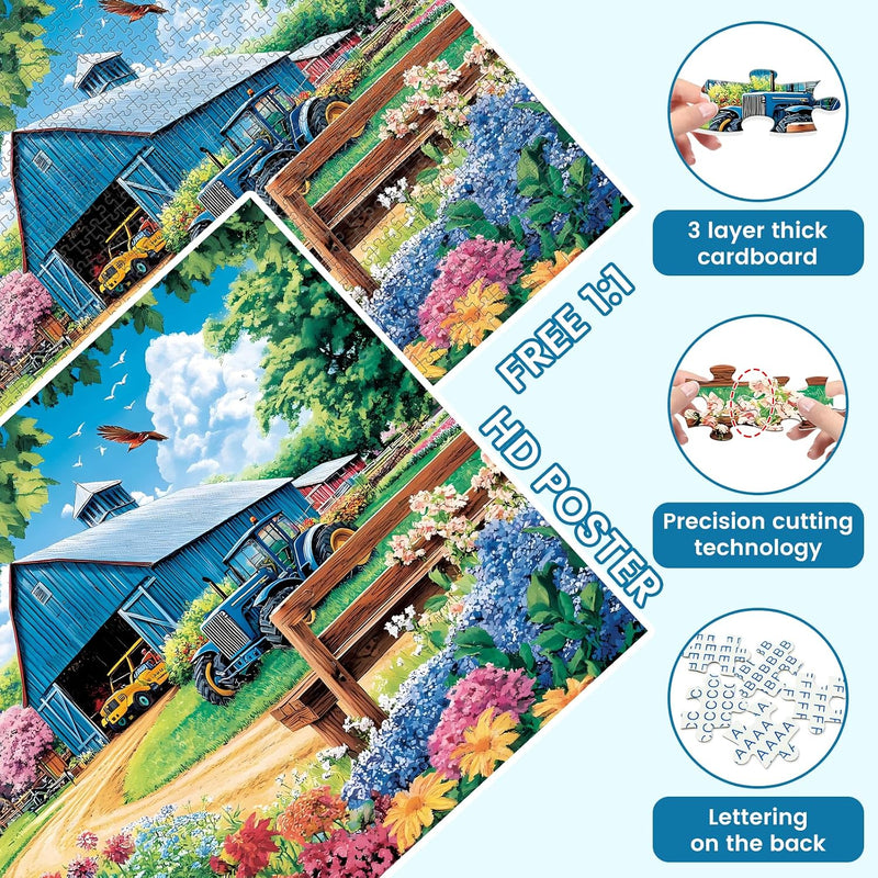 Spring Farm Landscape — detail 4