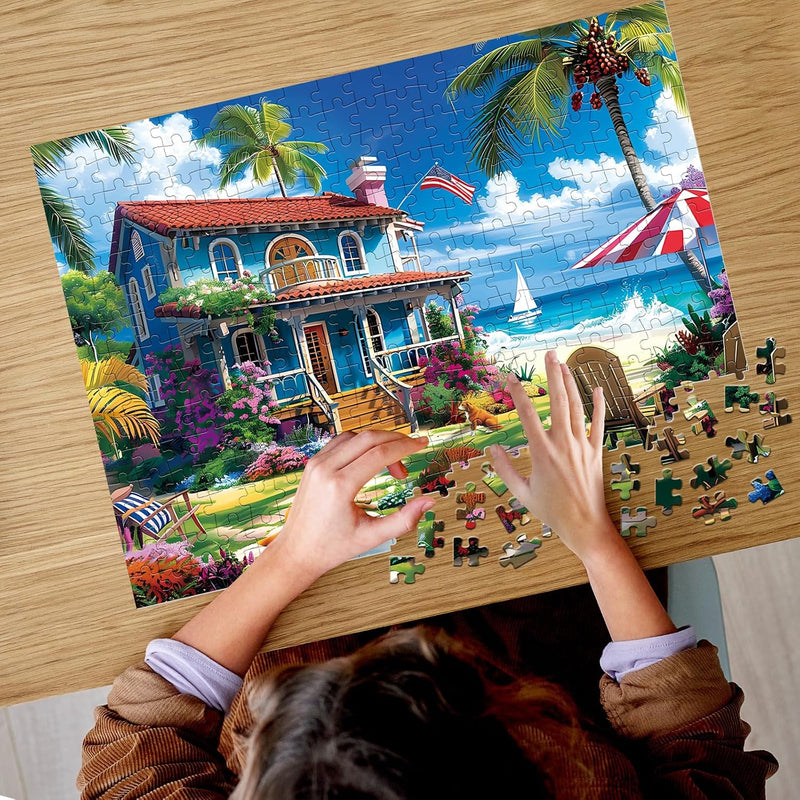 Beach House Jigsaw Puzzle — detail 2