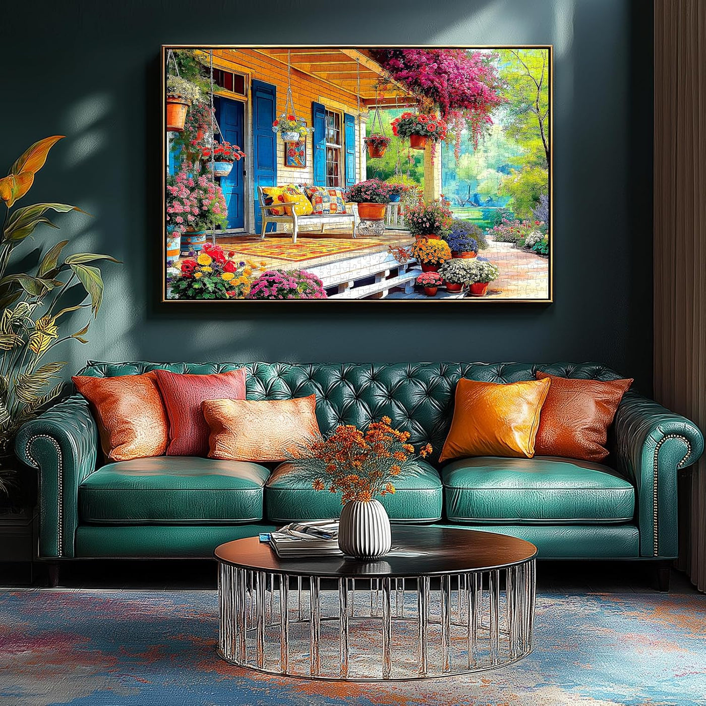 Colorful Garden & Vibrant Porch — view 2