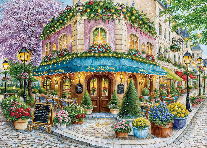 Charming Corner Coffee Shop