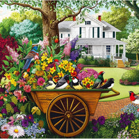 Birds & Flowers Landscape image 1