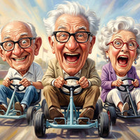 Elderly Go-Kart Race image 6