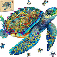 Mys Aurora Wooden Sea Turtle image 1