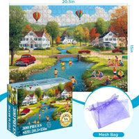 Summer Village Countryside Jigsaw image 6