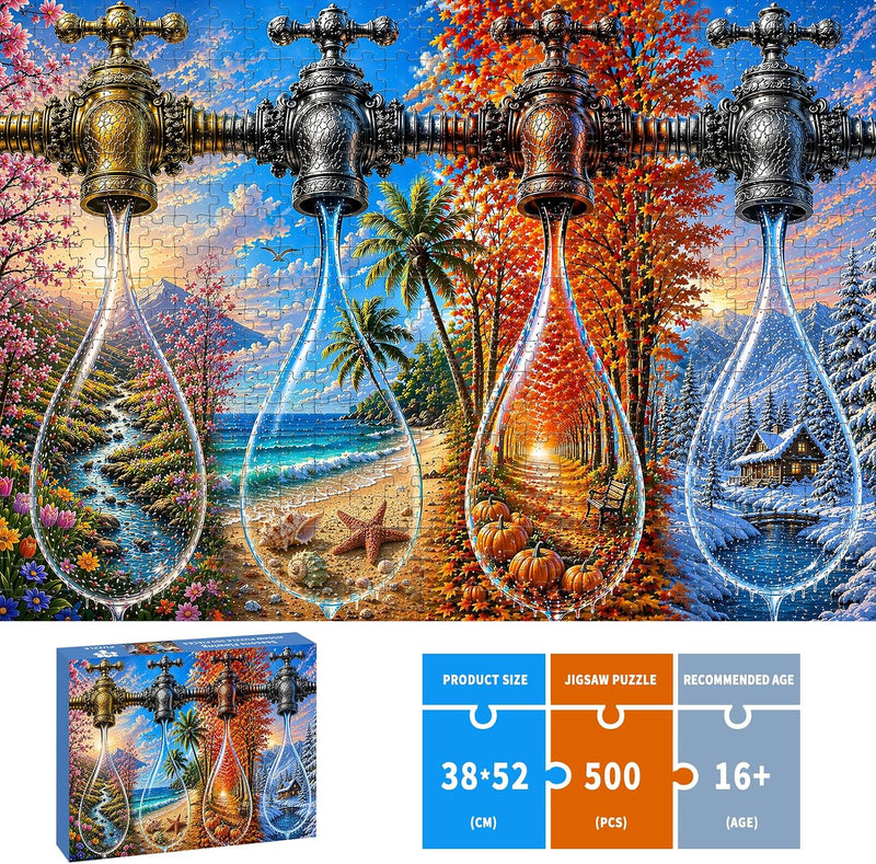 Four Seasons Landscape — detail 6
