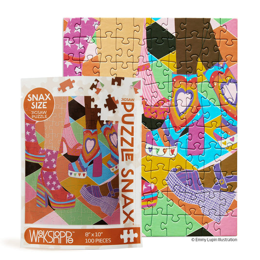 Boogie Shoes 100 Piece Puzzle Snax - World of Puzzle