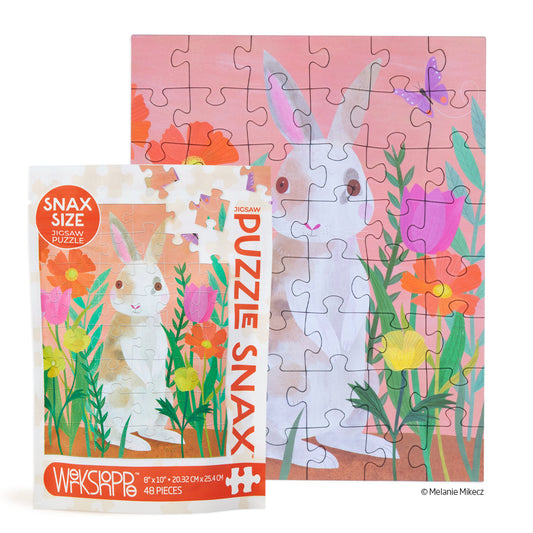 Bunny Patch 48 Puzzle Piece Snax - World of Puzzle