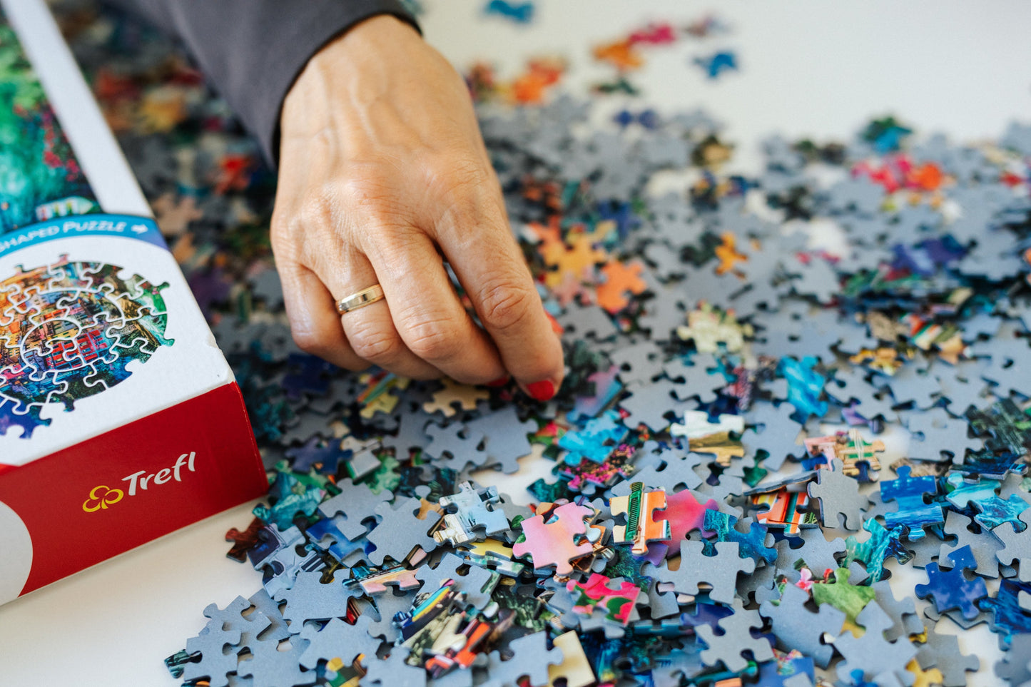 1500 Piece Jigsaw Puzzles, In The Vineyard by Malenda Trick, Still Life Puzzle with Food and Wine