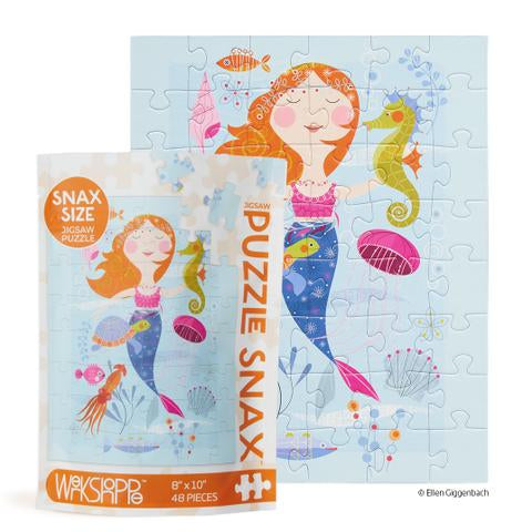 Mermaid and Friends 48 Piece Jigsaw Puzzle Snax - World of Puzzle