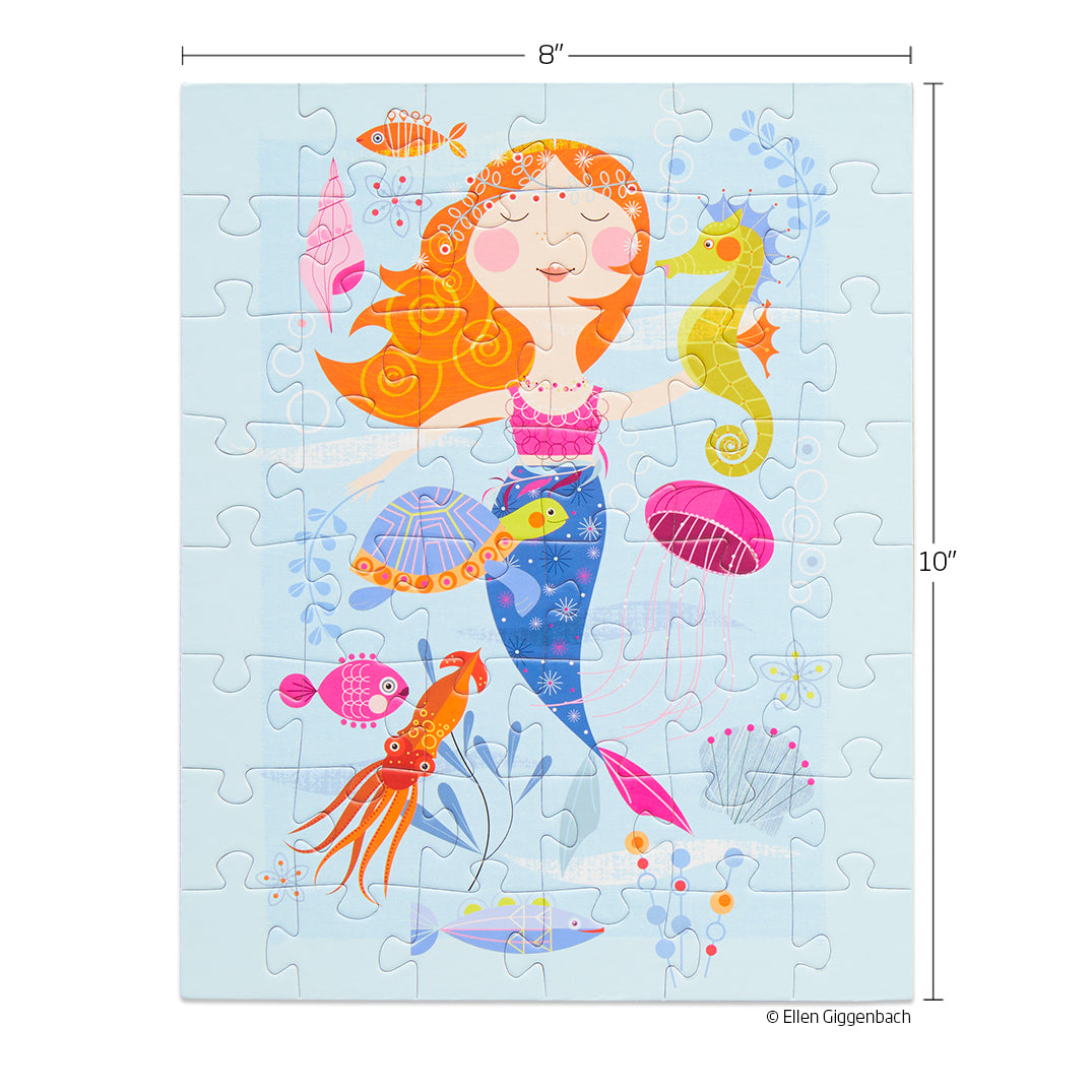 Mermaid and Friends 48 Piece Jigsaw Puzzle Snax - World of Puzzle