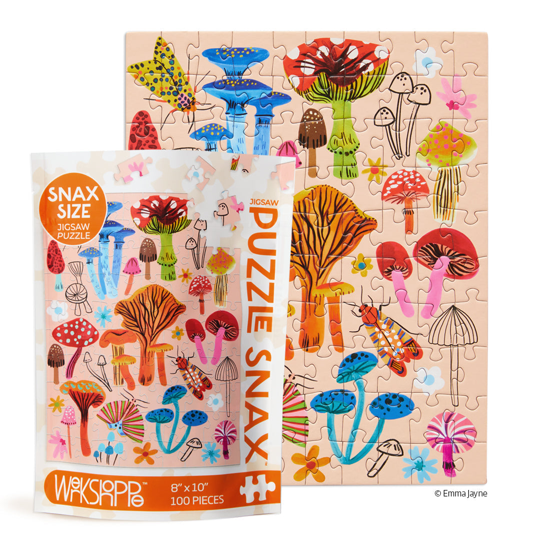 Mushroom Patch 100 Piece Jigsaw Puzzle - World of Puzzle