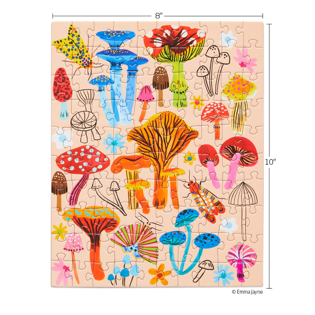 Mushroom Patch 100 Piece Jigsaw Puzzle - World of Puzzle