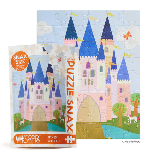 Pink Royal Castle 48 Piece Jigsaw Puzzle Snax - World of Puzzle