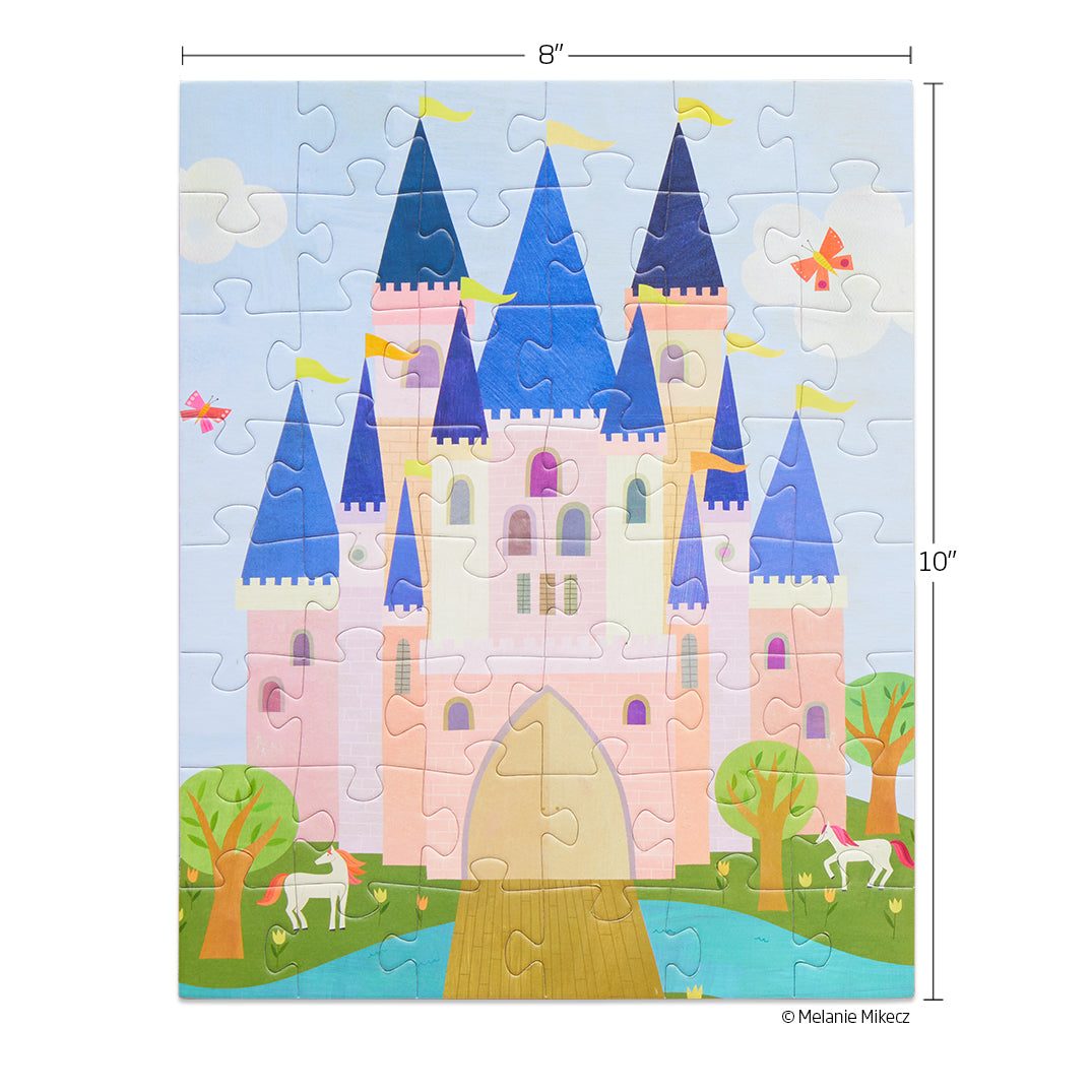 Pink Royal Castle 48 Piece Jigsaw Puzzle Snax - World of Puzzle