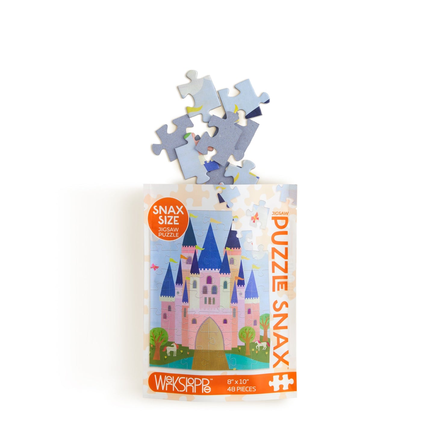 Pink Royal Castle 48 Piece Jigsaw Puzzle Snax - World of Puzzle