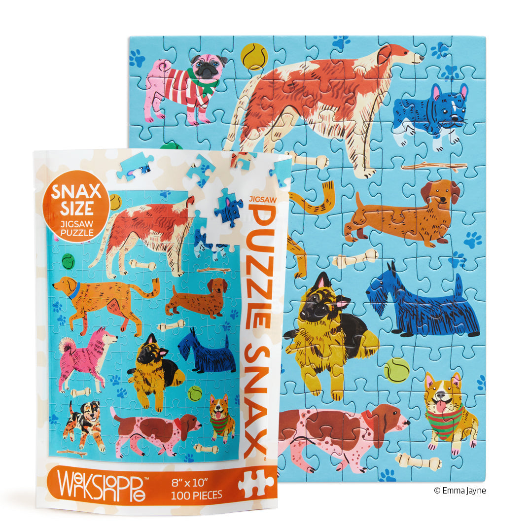 Pooches Playtime 100 Piece Jigsaw Puzzle - World of Puzzle