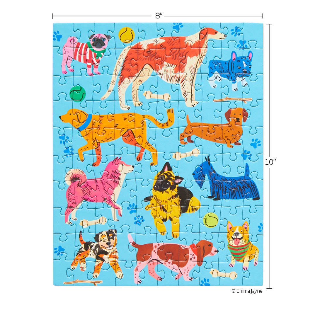 Pooches Playtime 100 Piece Jigsaw Puzzle - World of Puzzle