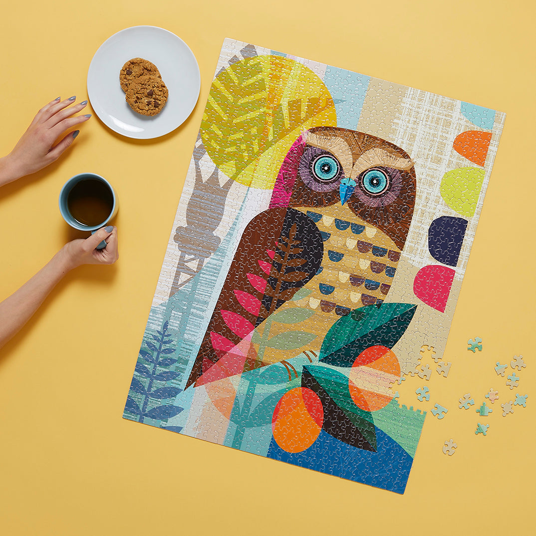 Ruru Owl 1000 Piece Puzzle - World of Puzzle