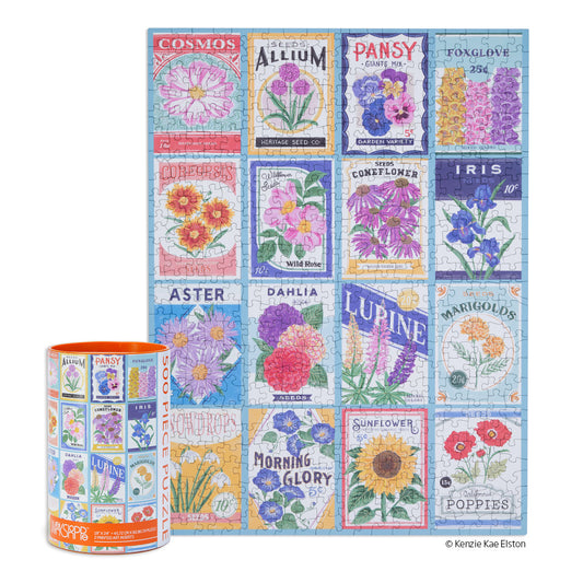 Seed Packets 500 Piece Puzzle - World of Puzzle