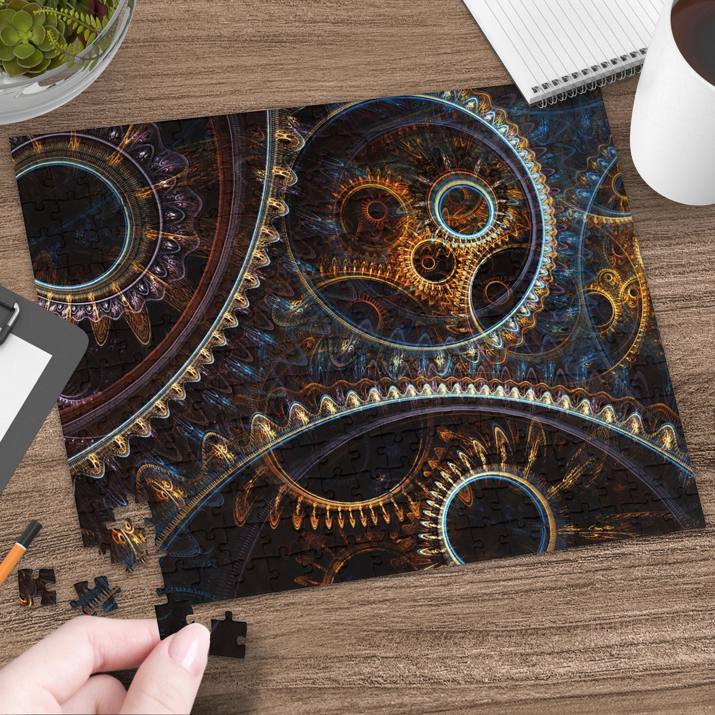 Steampunk Gears Jigsaw Puzzle - World of Puzzle