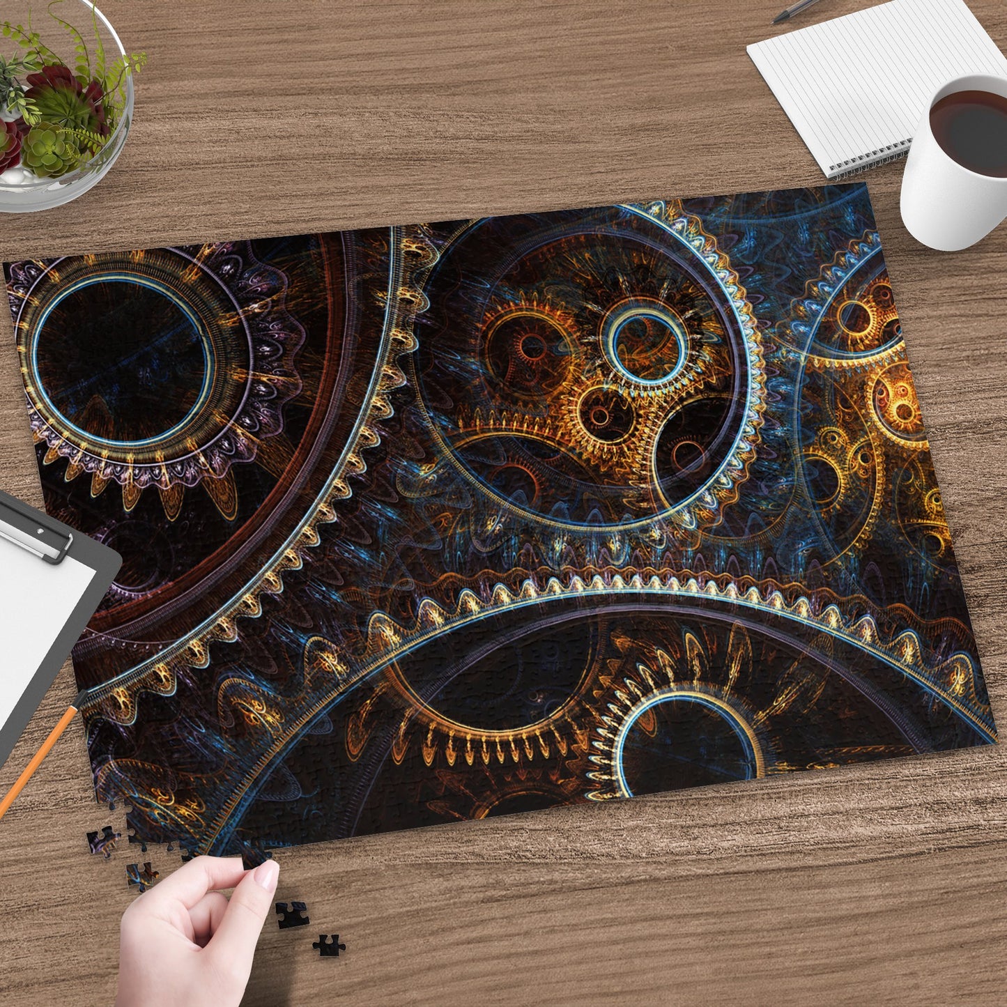 Steampunk Gears Jigsaw Puzzle - World of Puzzle