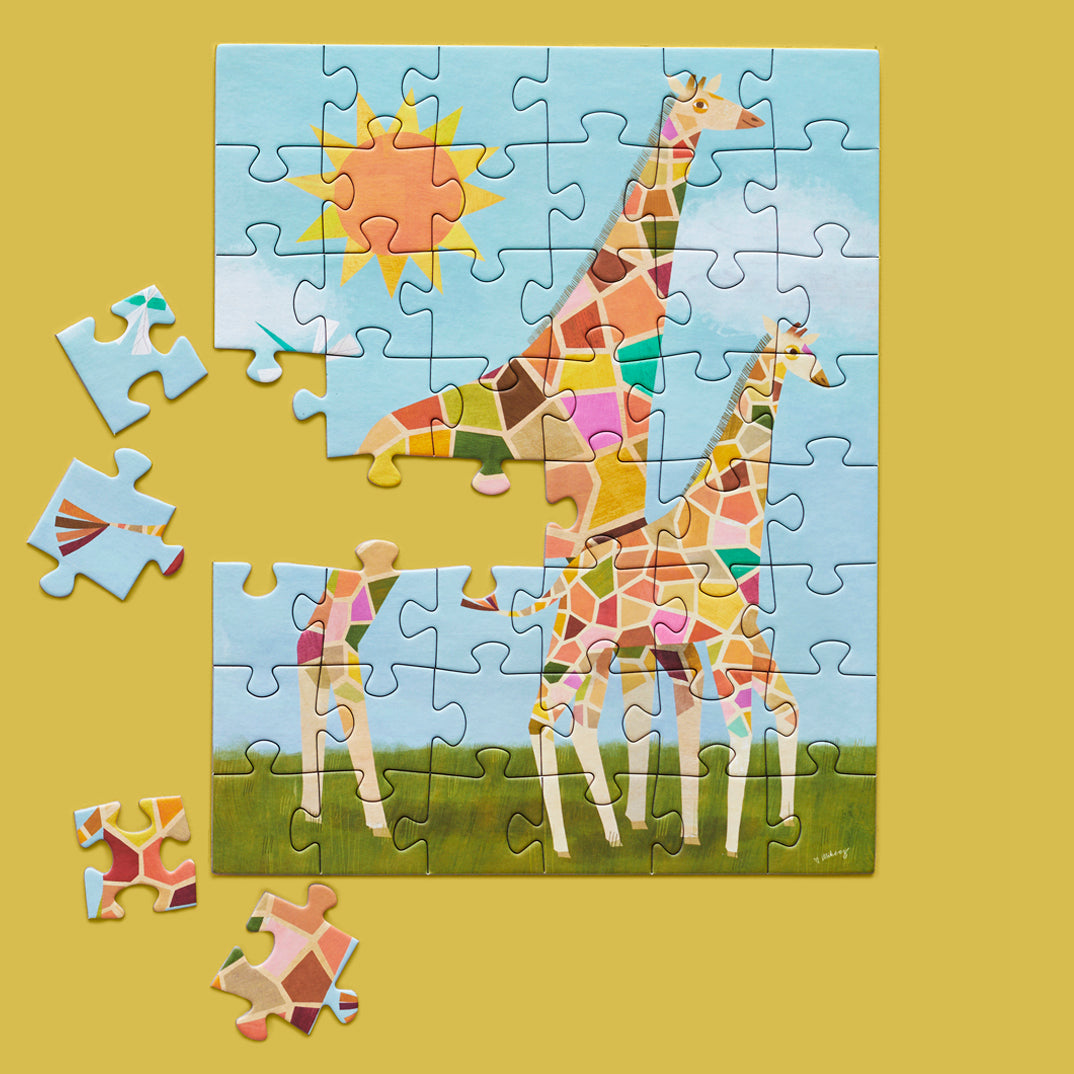 Sunshine Giraffes 48 Piece Puzzle Snax - World of Puzzle