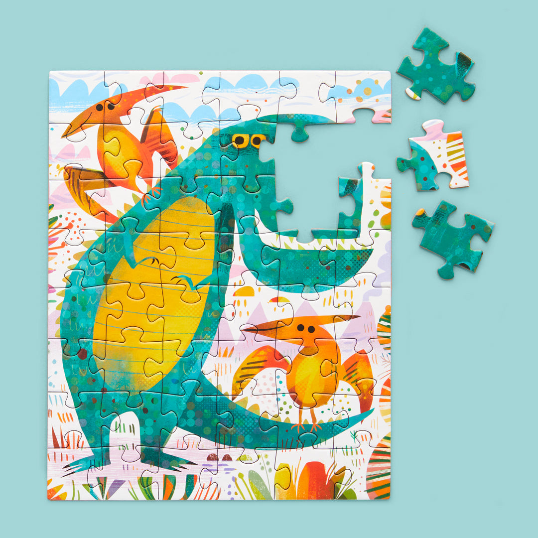 T-Rex and Friends 48 Piece Jigsaw Puzzle Snax - World of Puzzle