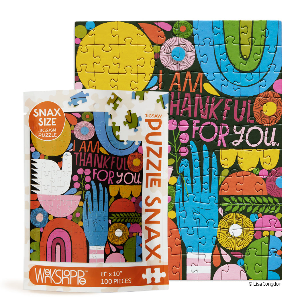 Thankful For You 100 Piece Puzzle Snax - World of Puzzle