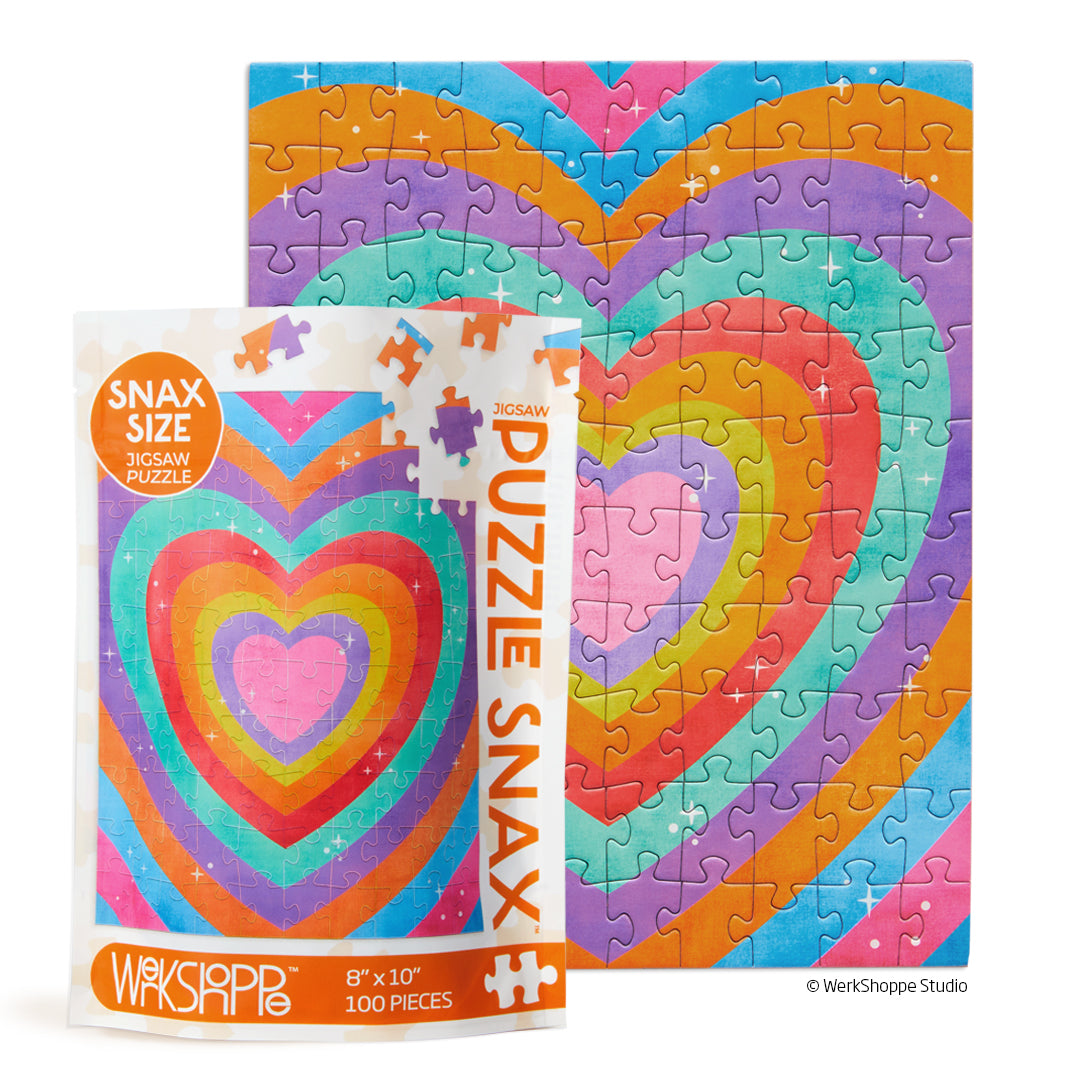 Velvet Heart 100 Piece Puzzle Snax - World of Puzzle