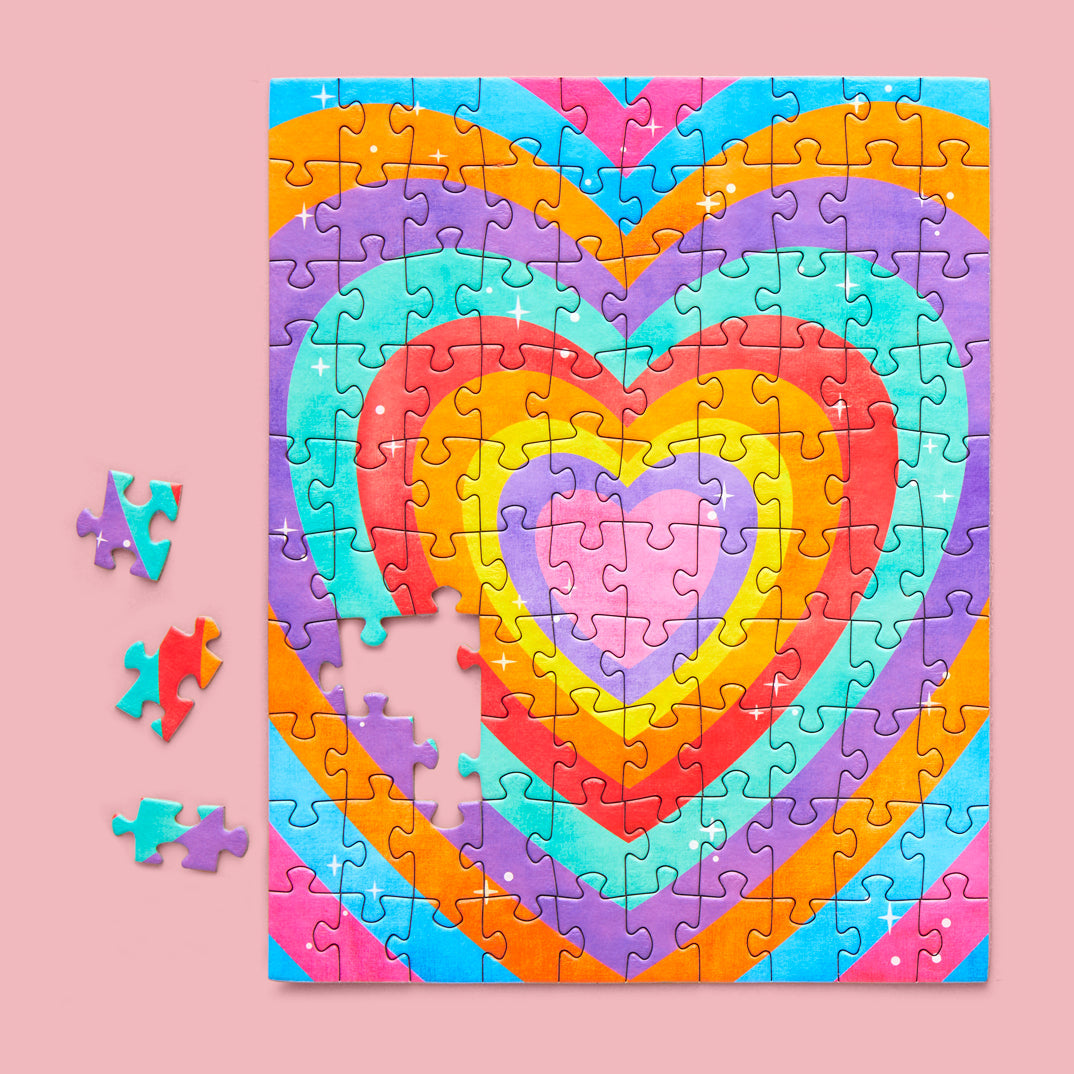 Velvet Heart 100 Piece Puzzle Snax - World of Puzzle