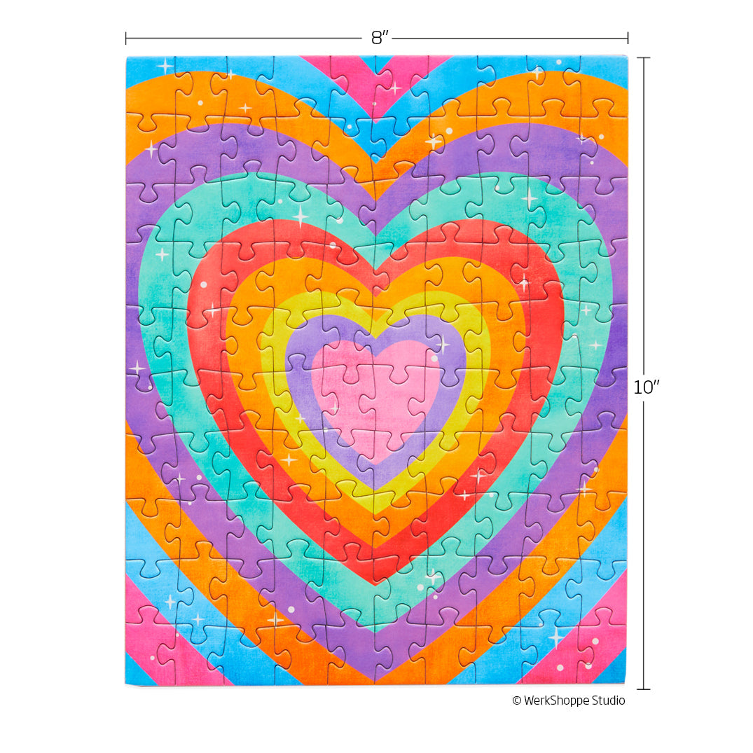 Velvet Heart 100 Piece Puzzle Snax - World of Puzzle